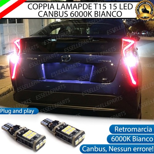Luci Retromarcia a LED TOYOTA PRIUS IV 1200 LM T15 CANBUS