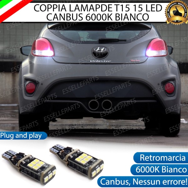Luci Retromarcia a LED HYUNDAI VELOSTER 1200 LM T15 CANBUS