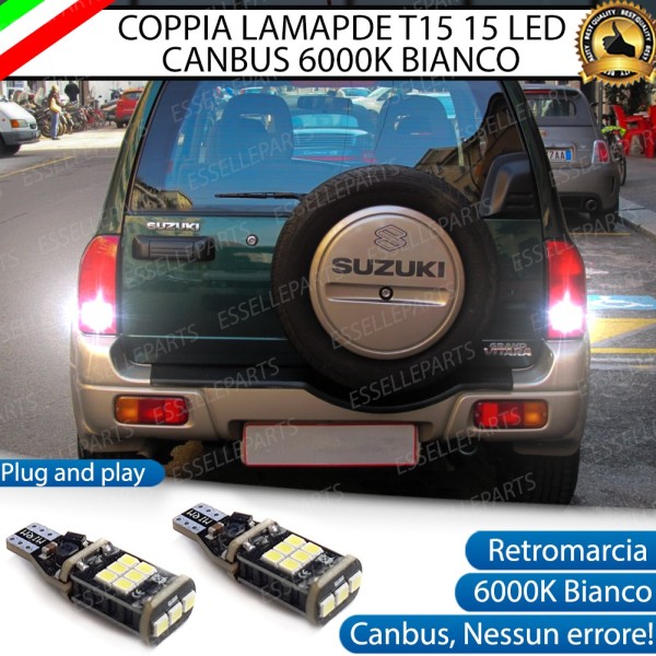 Luci Retromarcia 1200 LUMEN T15 W16W CANBUS 3.0 NO ERROR
