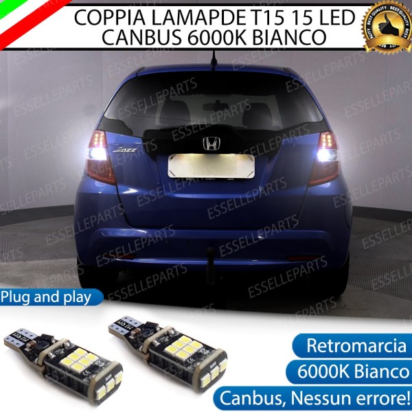 Luci Retromarcia 1200 LUMEN T15 W16W CANBUS 3.0 NO ERROR