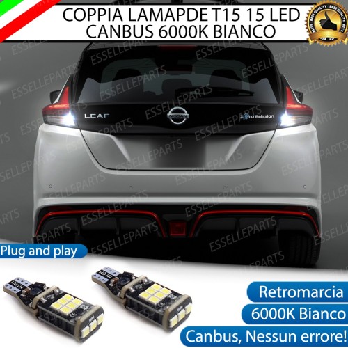 Luci Retromarcia a LED NISSAN LEAF II 1200 LM T15 CANBUS