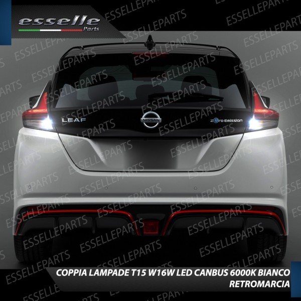 Luci Retromarcia a LED NISSAN LEAF II 1200 LM T15 CANBUS