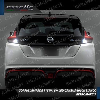 Luci Retromarcia a LED NISSAN LEAF II 1200 LM T15 CANBUS