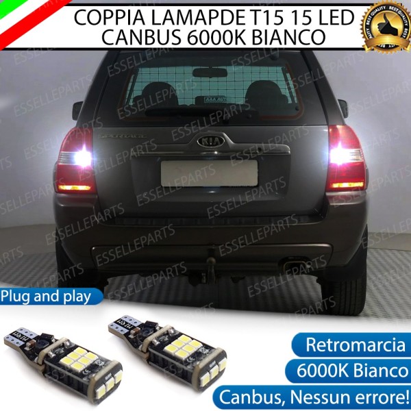 Luci Retromarcia 1200 LUMEN T15 W16W CANBUS 3.0 NO ERROR