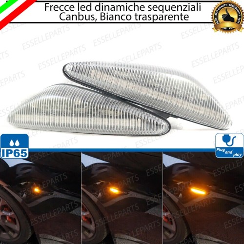Placchette Dinamiche bianco trasparente Laterali per frecce specifiche per MAZDA MX-5