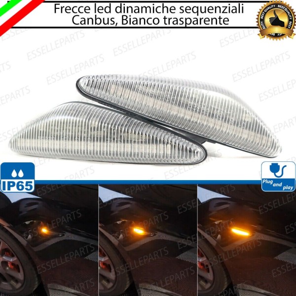 Placchette Dinamiche bianco trasparente Laterali per frecce specifiche per MAZDA 6