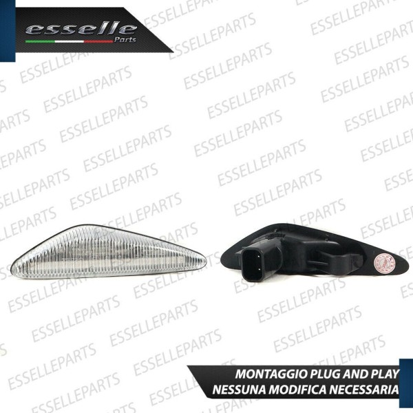 Placchette Dinamiche trasparenti per frecce fiat 124 spider
