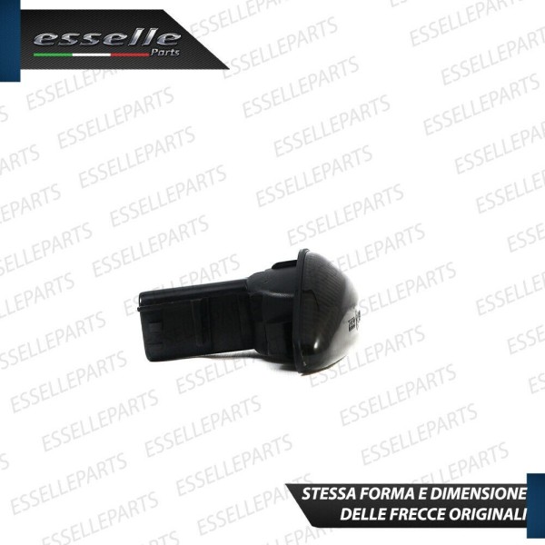 Placchette Dinamiche Nere fumè Laterali per frecce specifiche per Abarth 124 spider