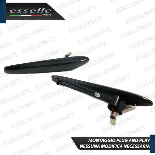 Placchette Dinamiche Laterali NERE a led per frecce specifiche ALFA ROMEO BRERA