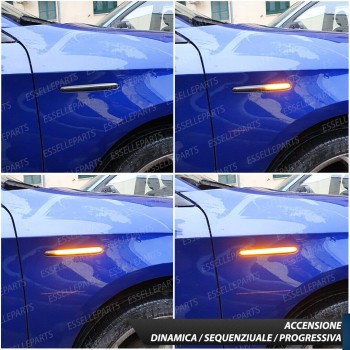 Placchette Dinamiche Laterali NERE a led per frecce specifiche ALFA ROMEO BRERA Placchette Dinamiche Laterali NERE a led per frecce specifiche ALFA ROMEO BRERA