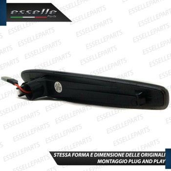 Placchette Dinamiche Laterali NERE a led per frecce specifiche ALFA ROMEO SPIDER