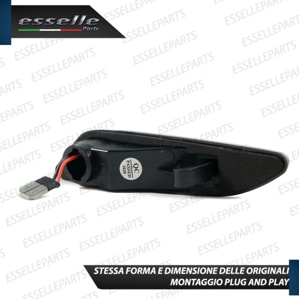 Placchette Dinamiche Laterali NERE a led per frecce specifiche ALFA ROMEO 147 RESTYLING