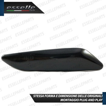 Placchette Dinamiche Laterali NERE a led per frecce specifiche LANCIA DELTA III