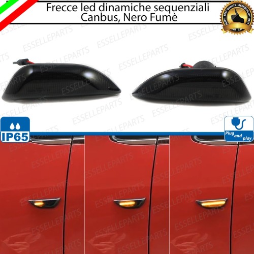 Placchette Dinamiche Laterali nere a led per frecce specifiche per CHEVROLET TRAX