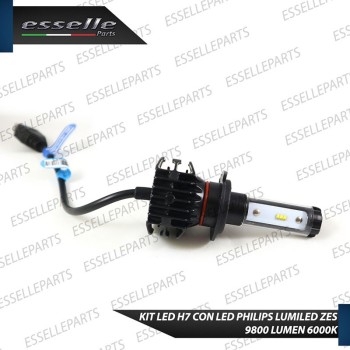 Kit Full LED H7 9800 LUMEN 6000K Anabbaglianti RENAULT MEGANE MK1 con parabola doppia
