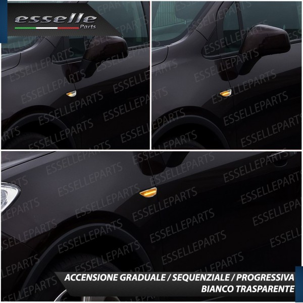 Placchette Dinamiche Laterali a led per frecce specifiche per OPEL MOKKA