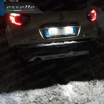 Placchette Luci Targa Led RENAULT CAPTUR canbus 6000k placchetta