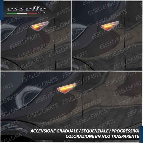 Placchette Dinamiche Laterali a led per frecce specifiche per BMW X5 E70