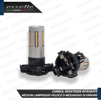 Coppia Frecce Anteriori PY24W 66 LED Canbus 3.0 per FIAT BRAVO II