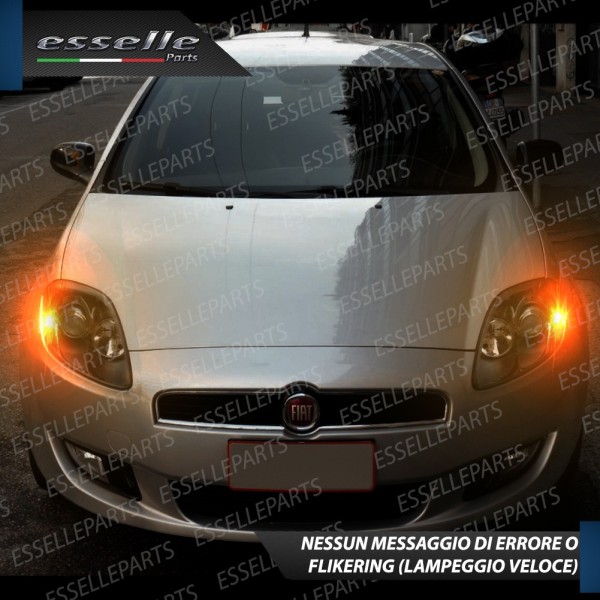 Coppia Frecce Anteriori PY24W 66 LED Canbus 3.0 per FIAT BRAVO II