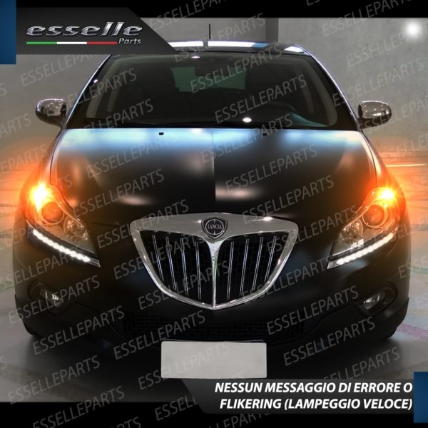 Coppia Frecce Anteriori PY24W 66 LED Canbus 3.0 per LANCIA DELTA III