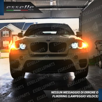 Coppia Frecce Anteriori PY24W 66 LED Canbus 3.0 per BMW X5 E70