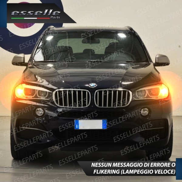 Coppia Frecce Anteriori PY24W 66 LED Canbus 3.0 per BMW X6 F16