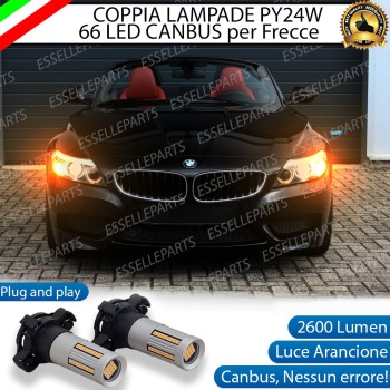 Coppia Frecce Anteriori PY24W 66 LED Canbus 3.0 per BMW Z4 E89