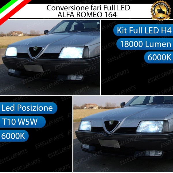Conversione Fari Full LED 18000LM + 330LM Alfa Romeo 164 Fino al 1991