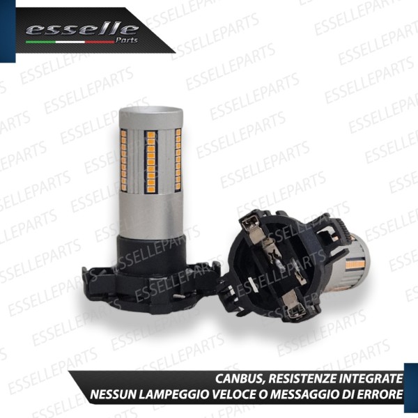 Coppia Frecce Anteriori PY24W 66 LED Canbus 3.0 per OPEL CORSA D RESTYLING