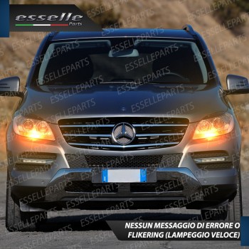 Coppia Frecce Anteriori PY24W 66 LED Canbus 3.0 per MERCEDES ML W166