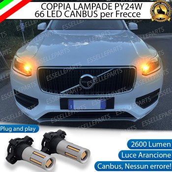 Coppia Frecce Anteriori PY24W 66 LED Canbus 3.0 per VOLVO XC90 II