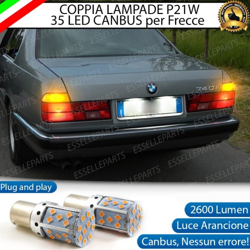 Coppia Frecce Posteriori P21W 35 LED Canbus BMW SERIE 7 E32