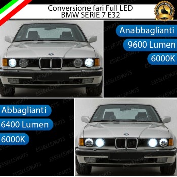Conversione Fari Full LED 6000k canbus BMW SERIE 7 E32 No Error