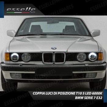 Luci posizione T10 W5W 5 LED Canbus BMW SERIE 7 E32