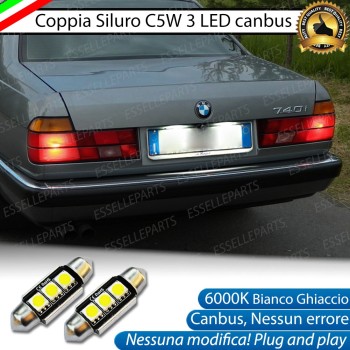 Luci Targa Led Canbus BMW SERIE 7 E32 6000K Luce Bianca No Error