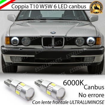 Lampade T10 W5W Canbus 6 LED no error luci posizione BMW SERIE 7 E32