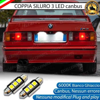 Luci Targa a Led per Bmw Serie 3 E30 Lampade Canbus 6000K