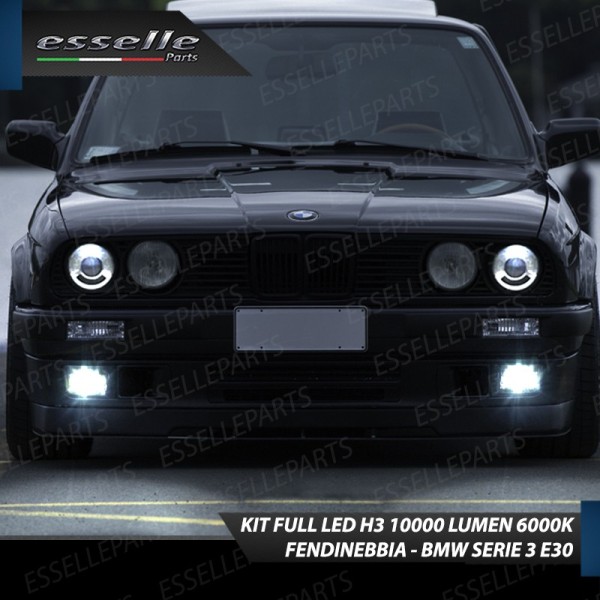 Kit Full LED H3 10000 Lumen Fendinebbia BMW SERIE 3 E30