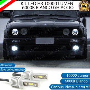 Kit Full LED H3 10000 Lumen Fendinebbia BMW SERIE 3 E30