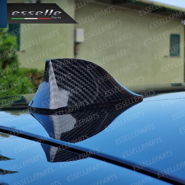 Antenna Pinna Squalo Carbon Con Vera ricezione FM AM DAB