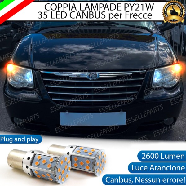 Frecce LED Anteriori Per Chrysler Voyager MK4 Canbus PY21W