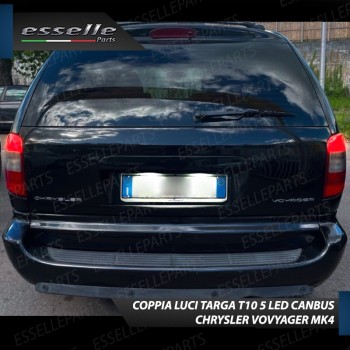 Luci Targa 5 LED Per Chrysler Voyager MK4 Canbus 6000K