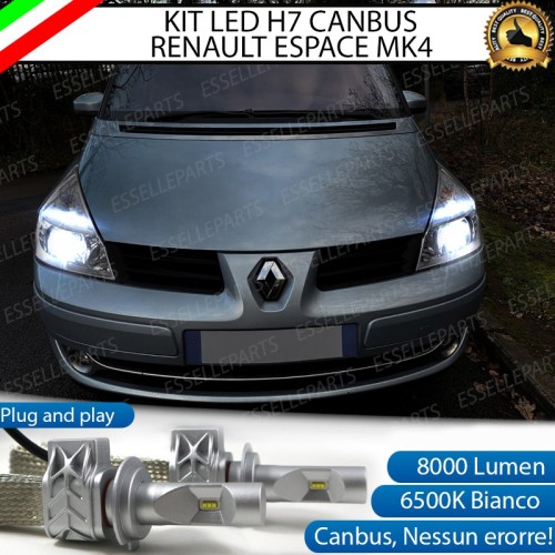 Kit Full LED H7 8000 LUMEN Anabbaglianti RENAULT ESPACE IV