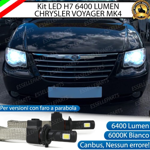 Kit Full LED H7 6400 LUMEN Anabbaglianti CHRYSLER VOYAGER IV