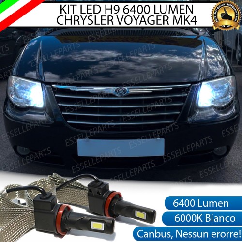 Kit Full LED H9 6400 LUMEN Abbaglianti CHRYSLER VOYAGER IV
