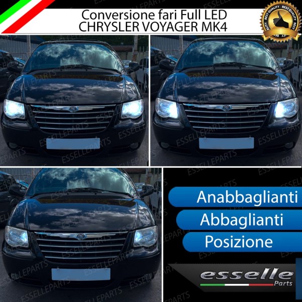 Kit Fari LED Completi Per Chrysler Voyager MK4 6000K Bianco