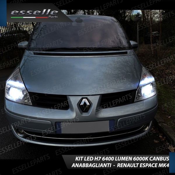 Conversione Fari Full LED Per Renault Espace 4 6000K Bianco