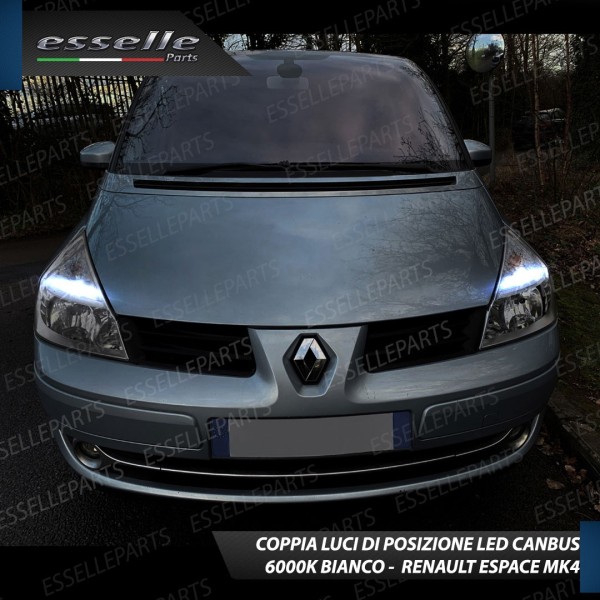 Conversione Fari Full LED Per Renault Espace 4 6000K Bianco