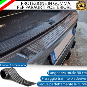 Protezione Carbon Look Soglia Posteriore Bagagliaio in Gomma Protezione Carbon Look Soglia Posteriore Bagagliaio in Gomma